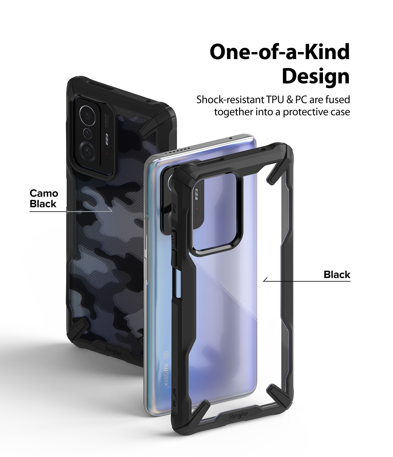 Fusion X Case Xiaomi 11T/11T Pro Svart