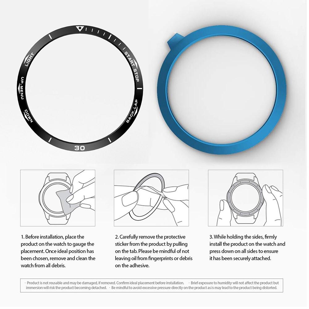 Ramme Garmin Fenix 5/5 Plus svart