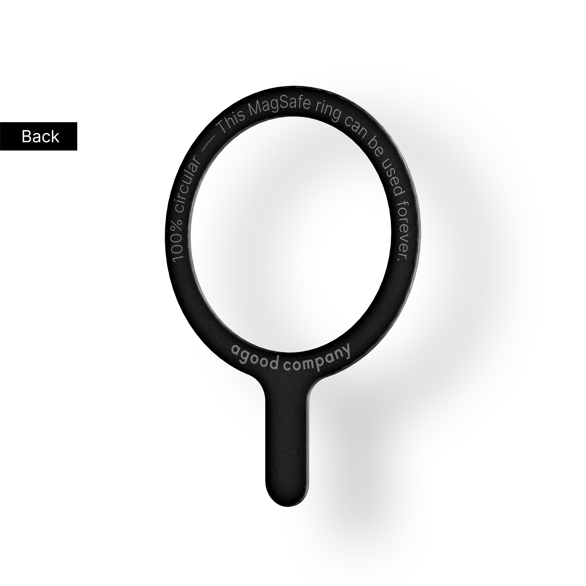 Fjernbar MagSafe-ring, svart