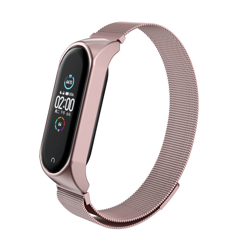 Xiaomi Mi Band 4/Mi Band 3 Reim Milanese Loop Rosa