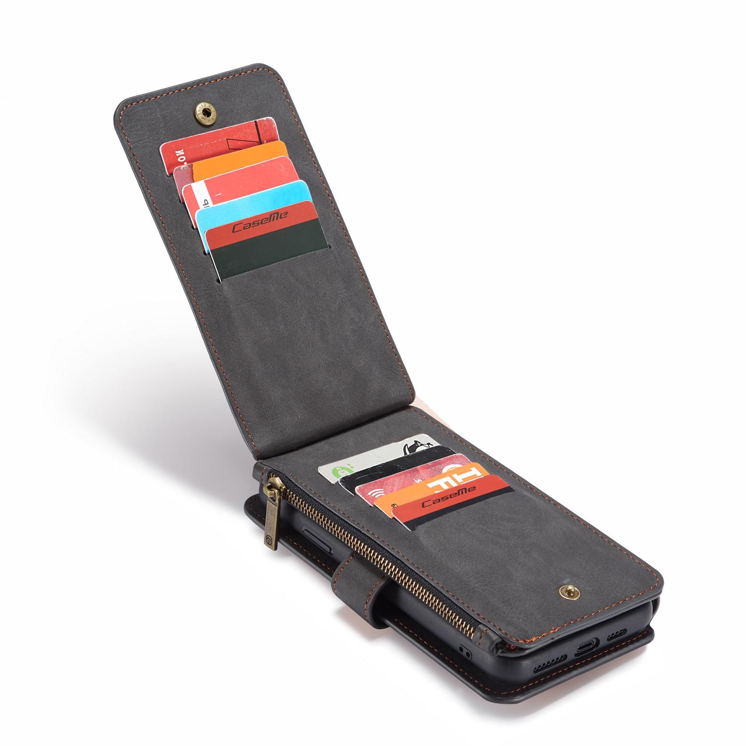 Multi-slot Flipdeksel iPhone 11 Pro Max grå
