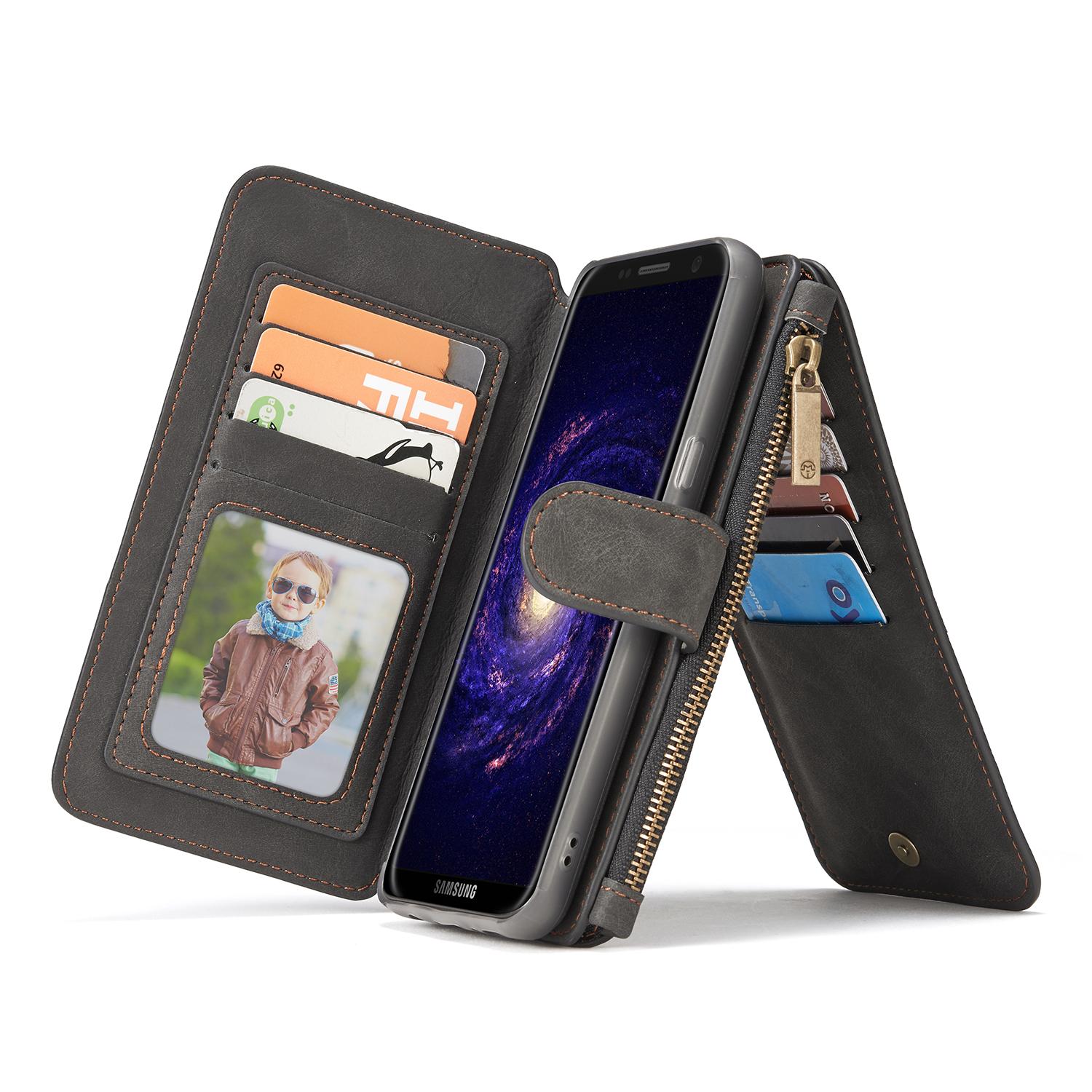 Multi-slot Flipdeksel Samsung Galaxy S8 grå