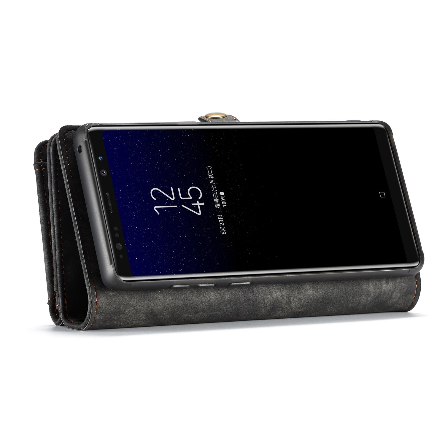 Multi-slot Lommeboksetui Samsung Galaxy Note 8 Grå
