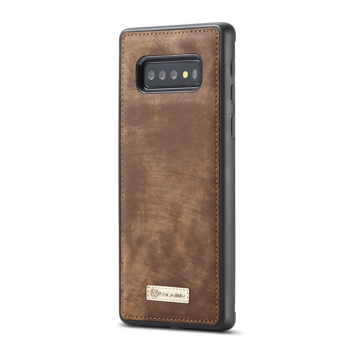 Multi-slot Lommeboksetui Galaxy S10 Plus brun