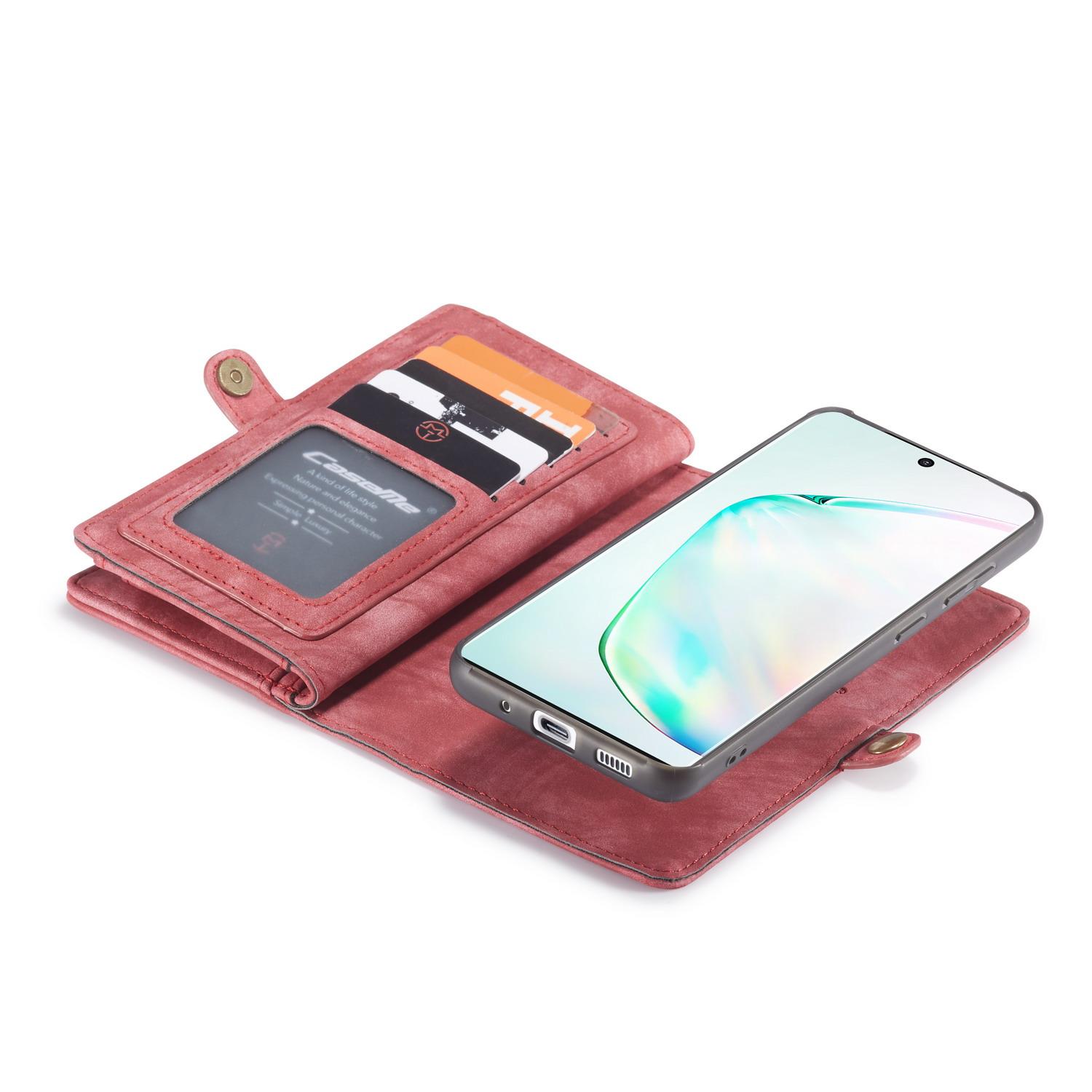 Multi-slot Lommeboksetui Galaxy S20 Plus rød