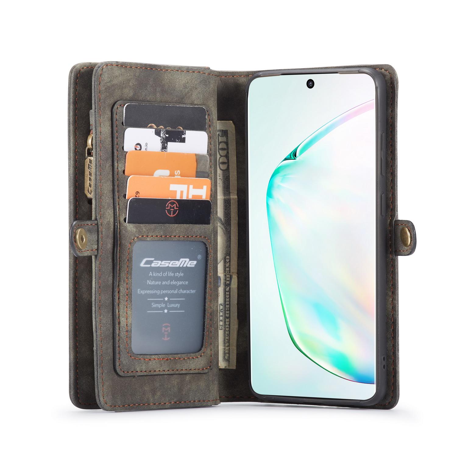 Multi-slot Lommeboksetui Samsung Galaxy S20 Ultra Grå