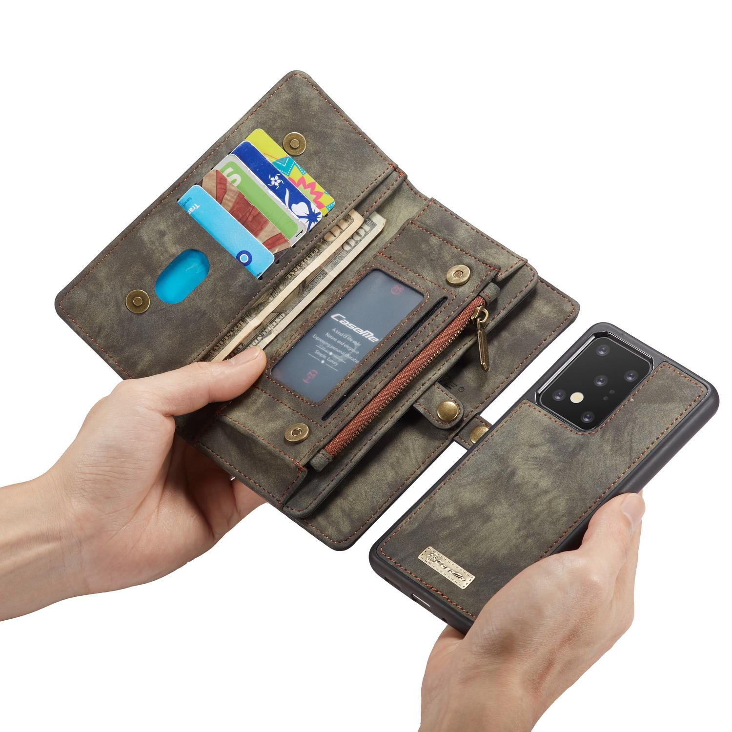 Multi-slot Lommeboksetui Samsung Galaxy S20 Ultra Grå