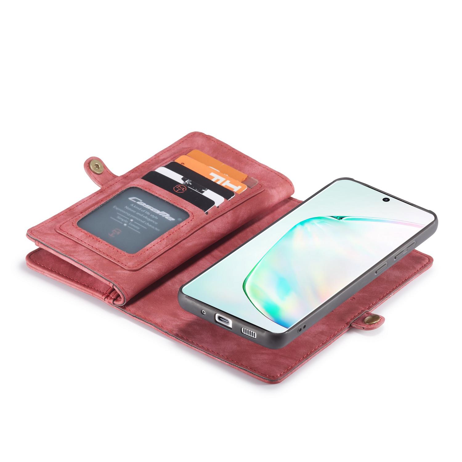 Multi-slot Lommeboksetui Samsung Galaxy S20 Ultra Rød