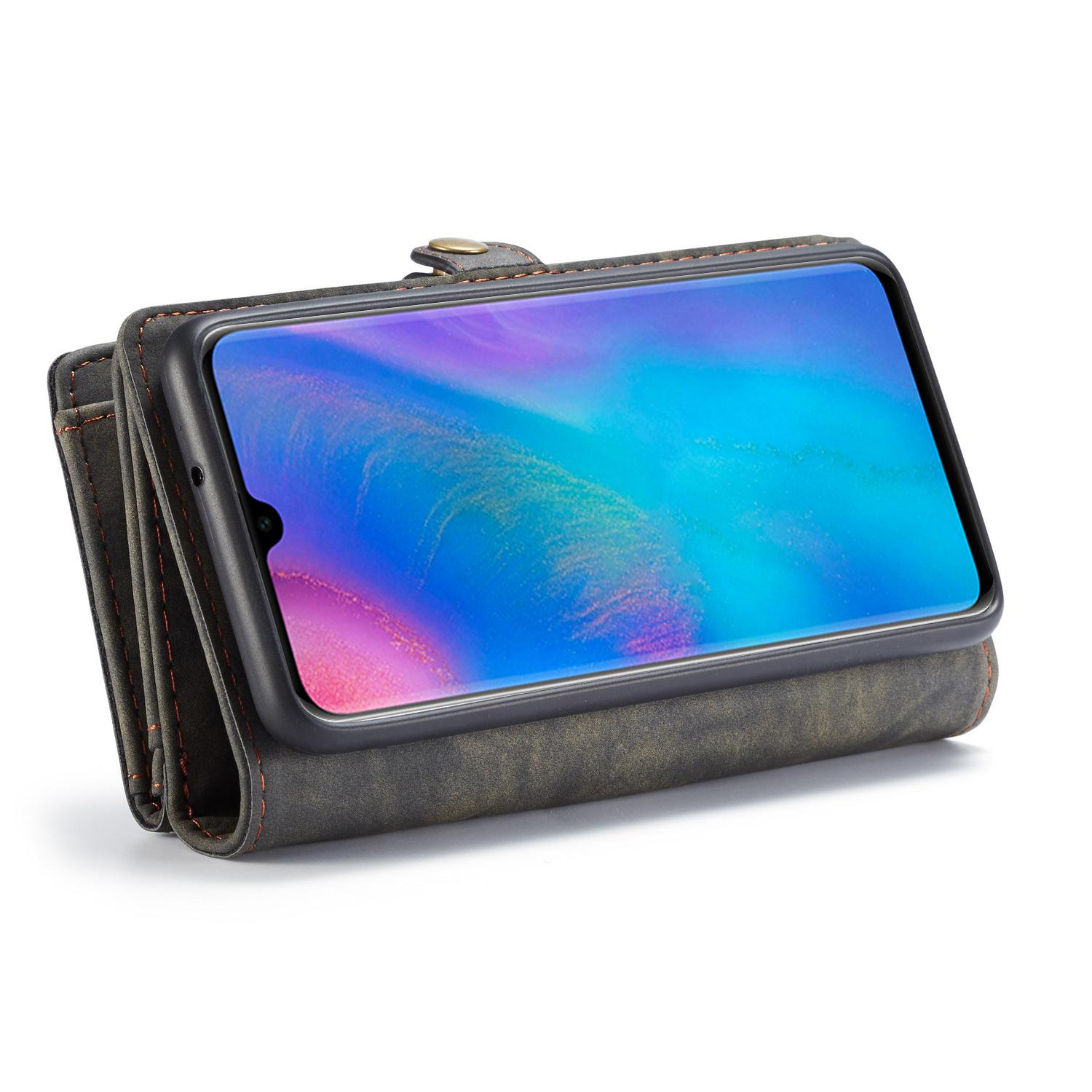 Multi-slot Lommeboksetui Huawei P30 Grå