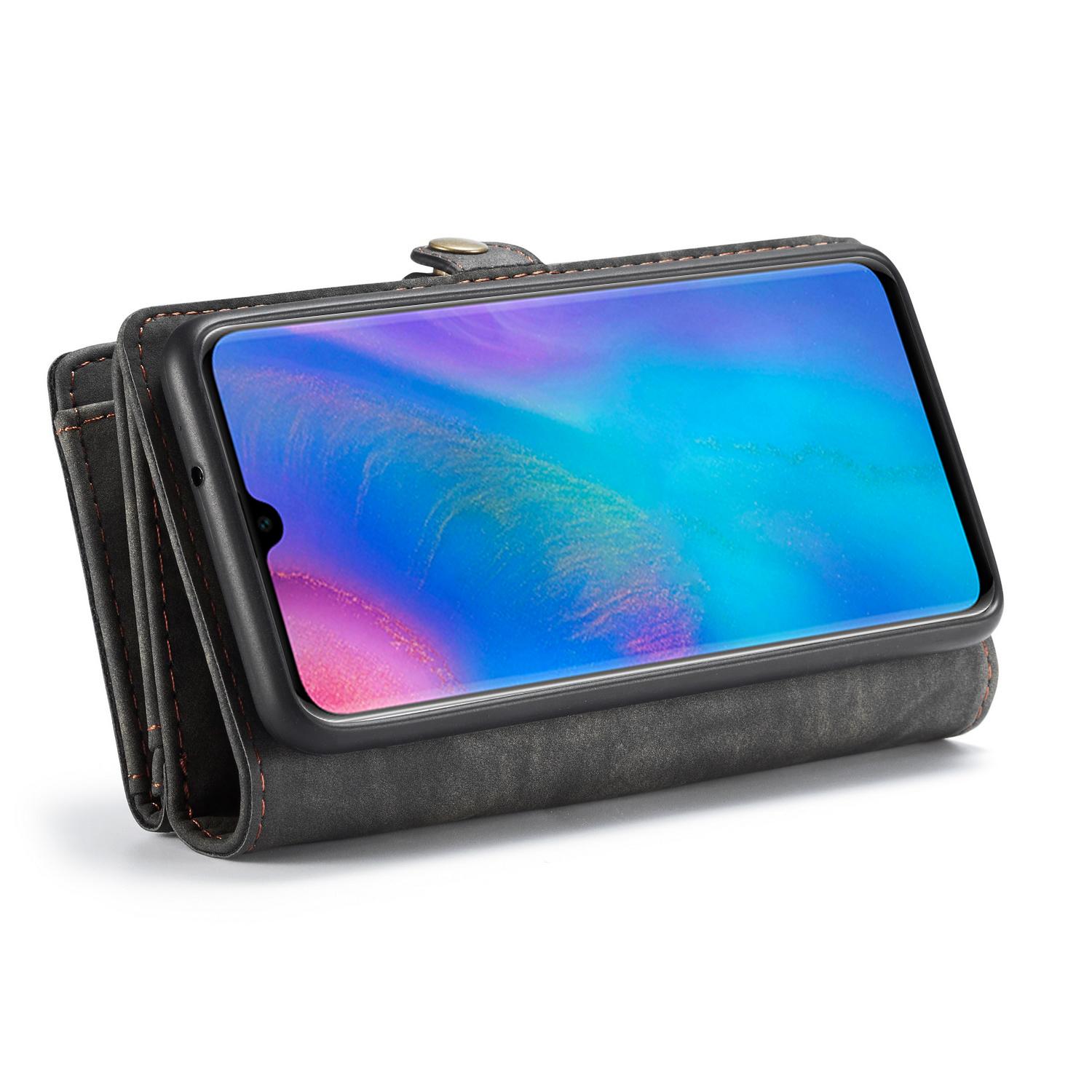 Multi-slot Lommeboksetui Huawei P30 Lite Grå