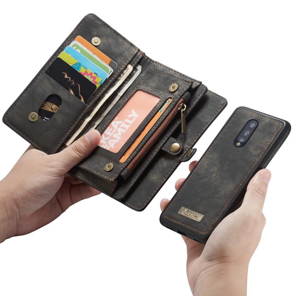 Multi-slot Lommeboksetui OnePlus 7 Pro grå