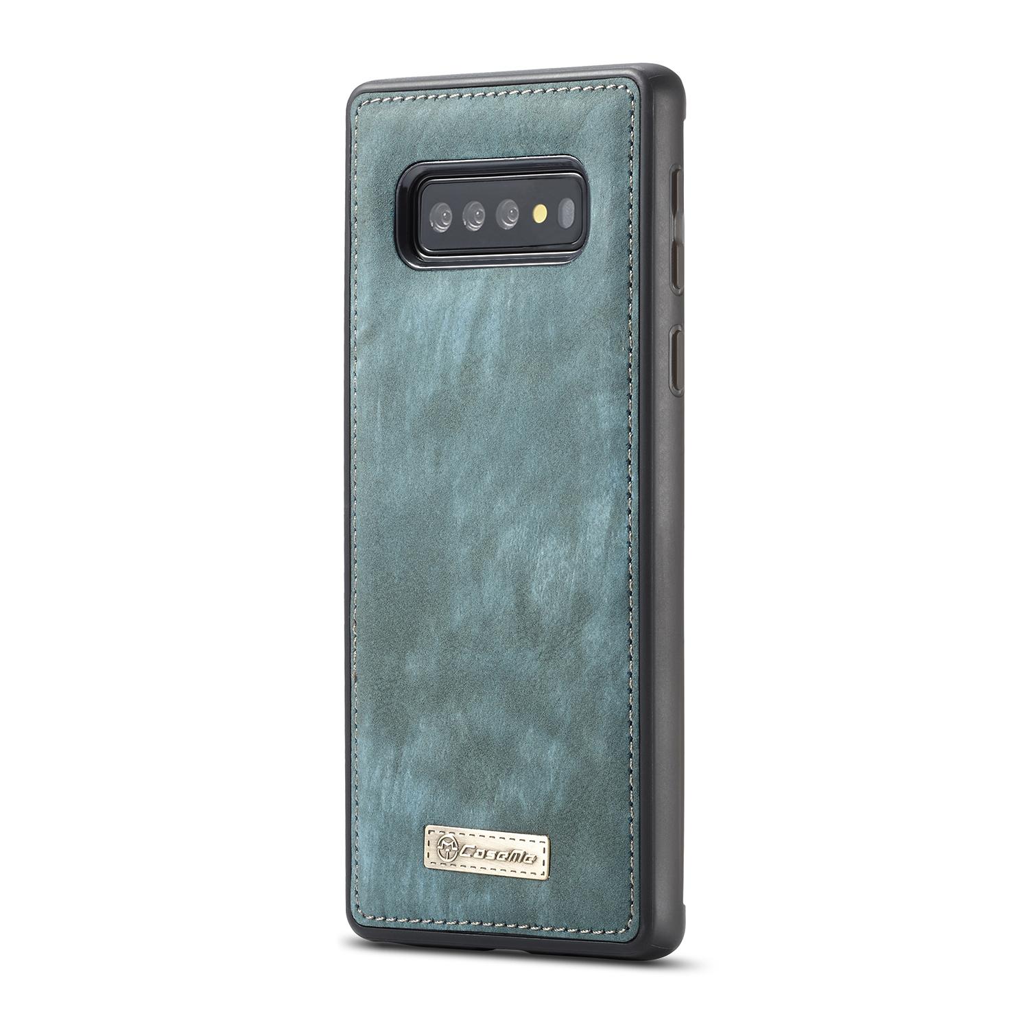 Multi-slot Lommeboksetui Samsung Galaxy S10 blå