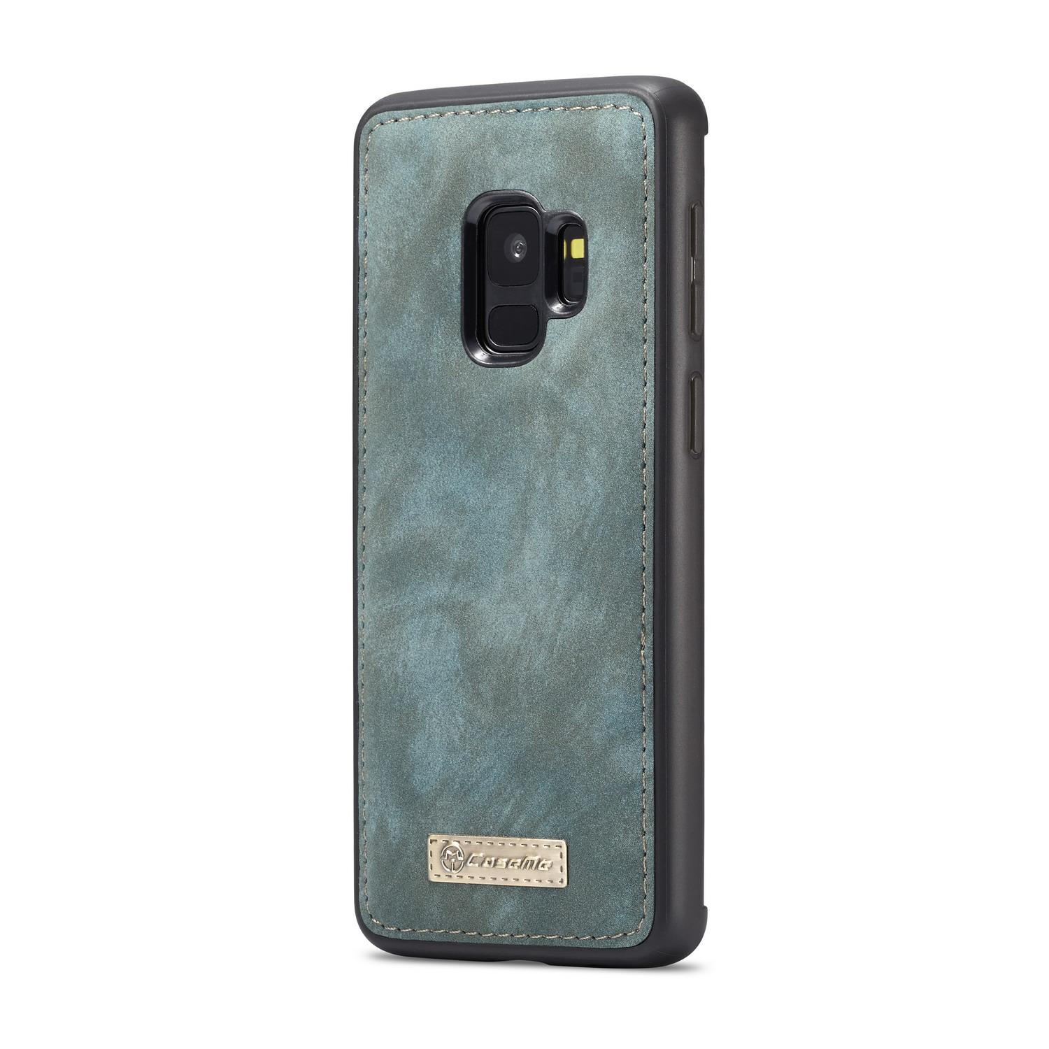 Multi-slot Lommeboksetui Samsung Galaxy S9 Blå
