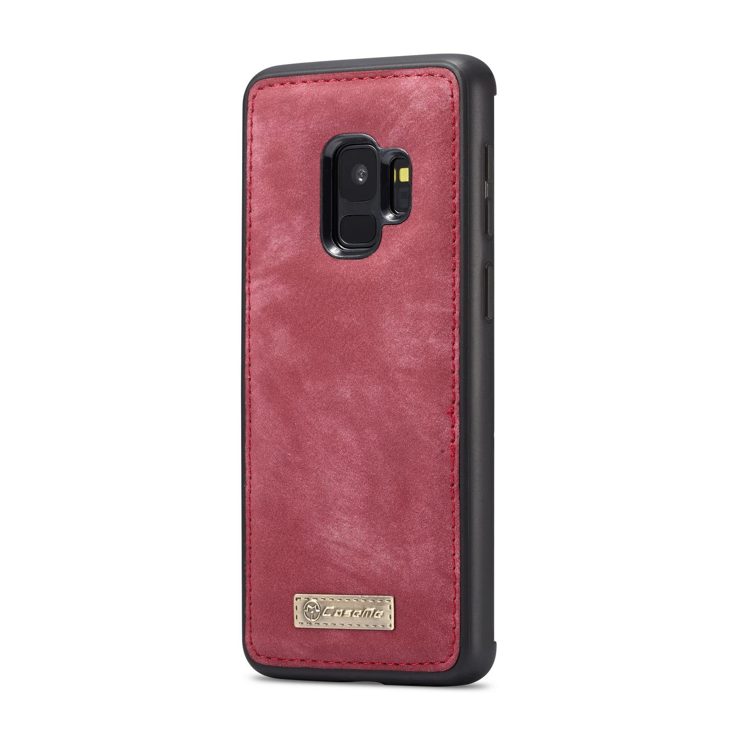 Multi-slot Lommeboksetui Samsung Galaxy S9 Rød