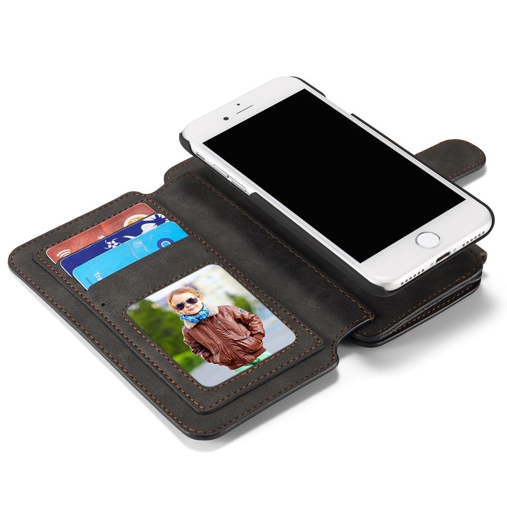 Multi-slot Flipdeksel iPhone 7/8/SE grå