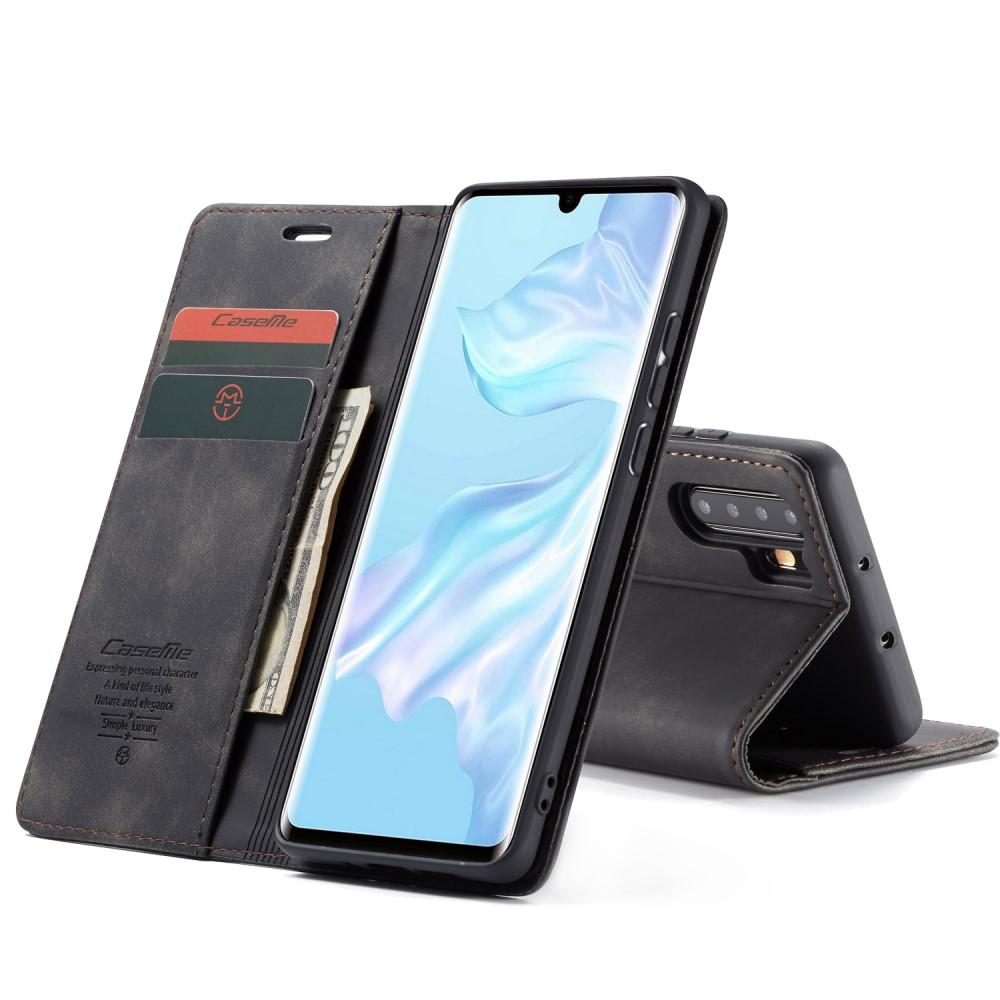 Slim Lommebokveske Huawei P30 Pro Svart