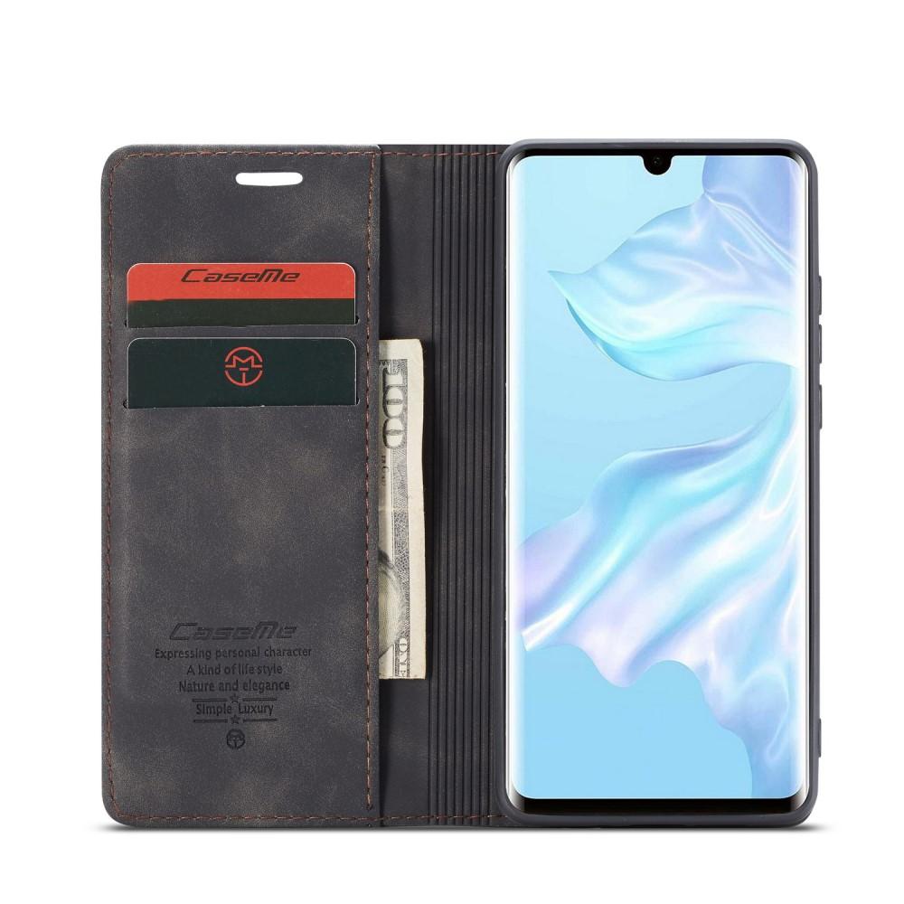 Slim Lommebokveske Huawei P30 Pro svart