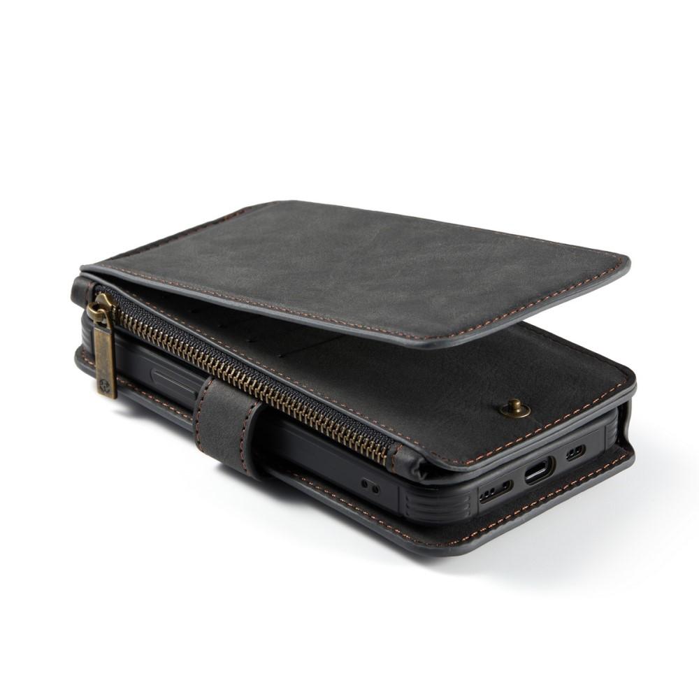 Multi-slot Flipdeksel iPhone 12/12 Pro grå
