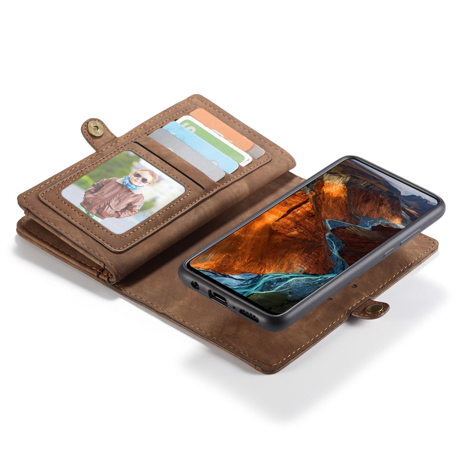 Multi-slot Lommeboksetui Samsung Galaxy A51 Brun