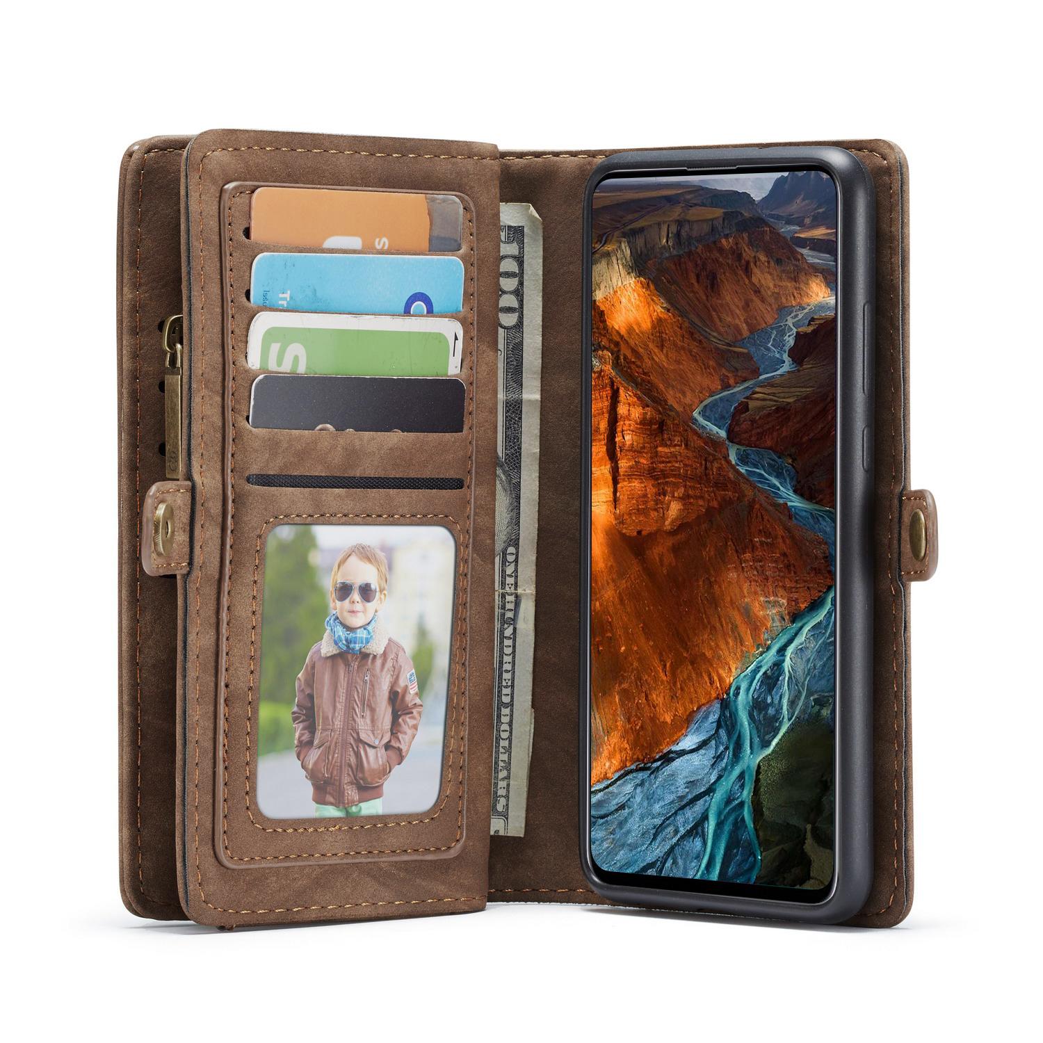 Multi-slot Lommeboksetui Samsung Galaxy A51 Brun