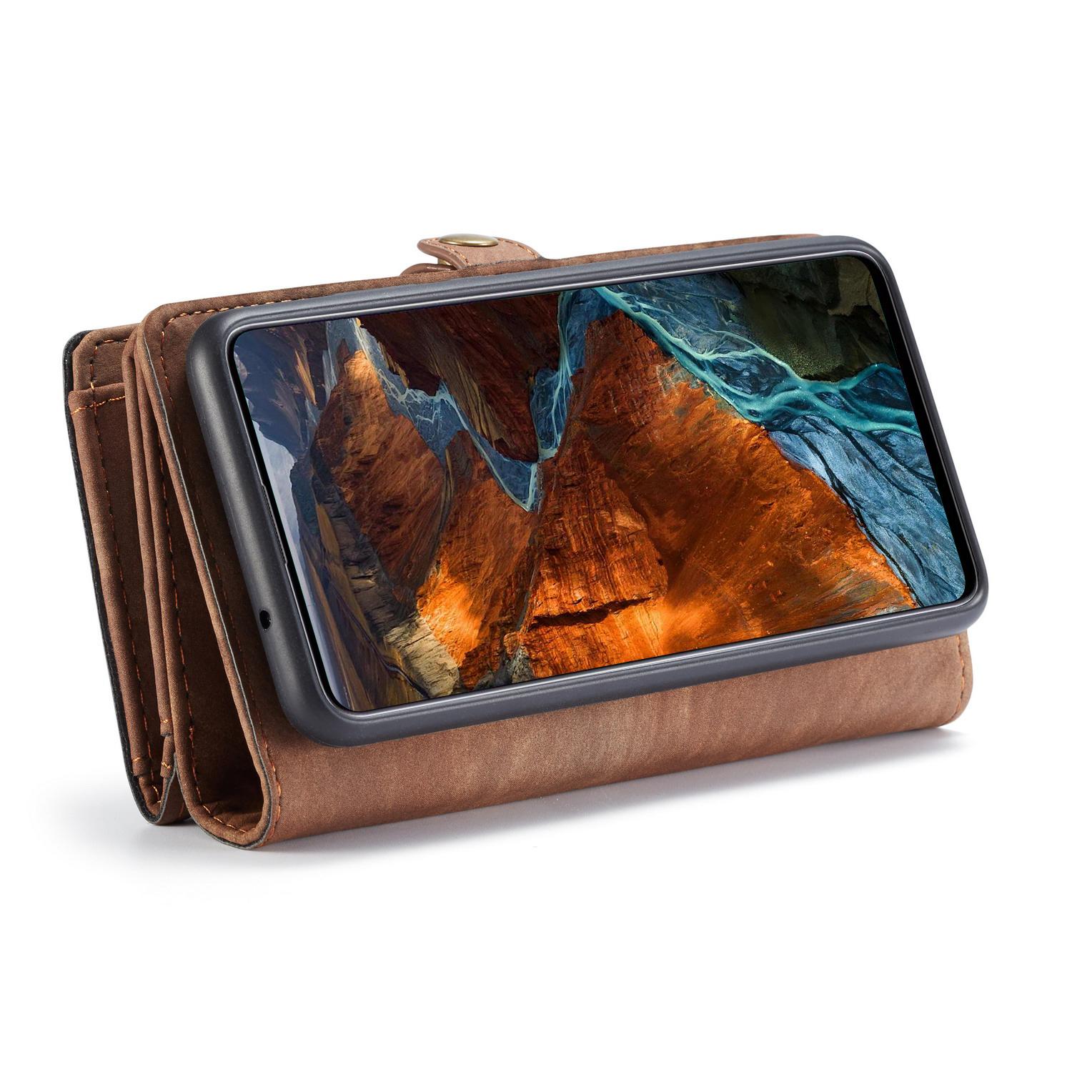 Multi-slot Lommeboksetui Samsung Galaxy A51 Brun