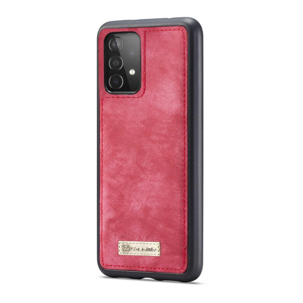 Multi-slot Lommeboksetui Galaxy A52/A52s rød
