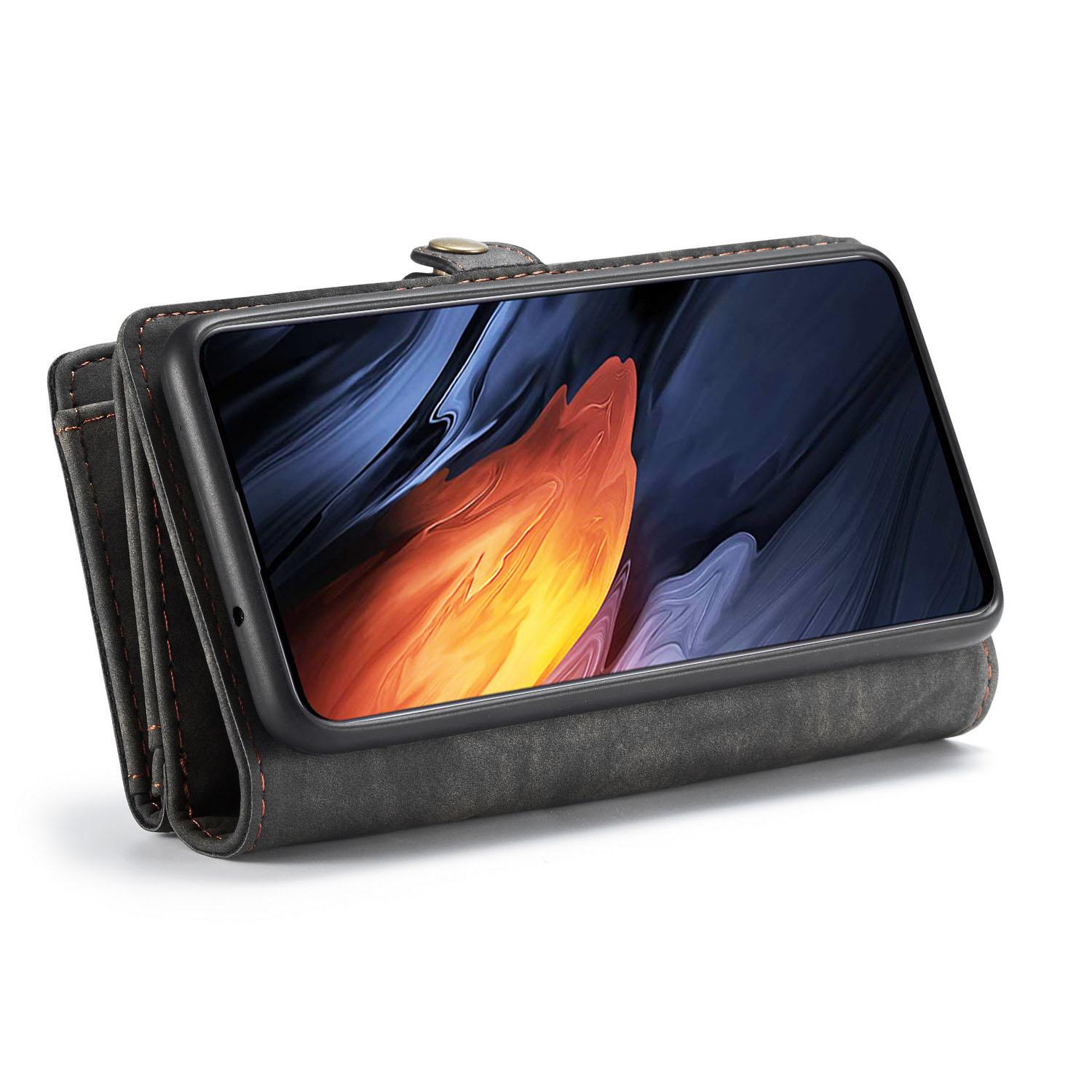 Multi-slot Lommeboksetui Samsung Galaxy A71 Grå