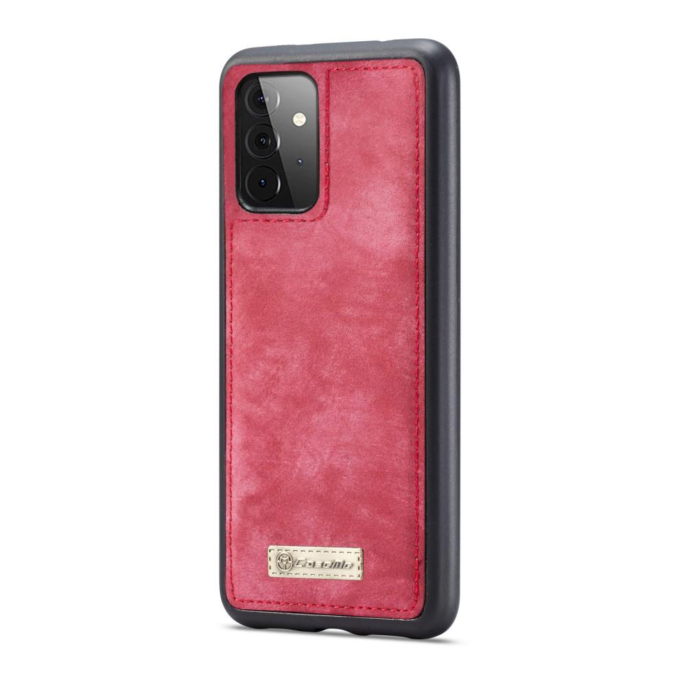 Multi-slot Lommeboksetui Galaxy A72 5G rød