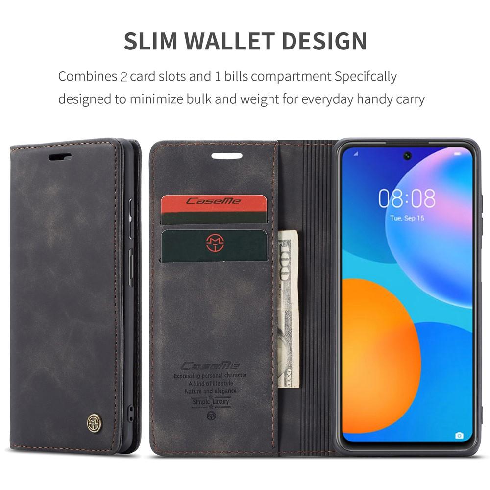 Slim Lommebokveske Huawei P Smart 2021 svart