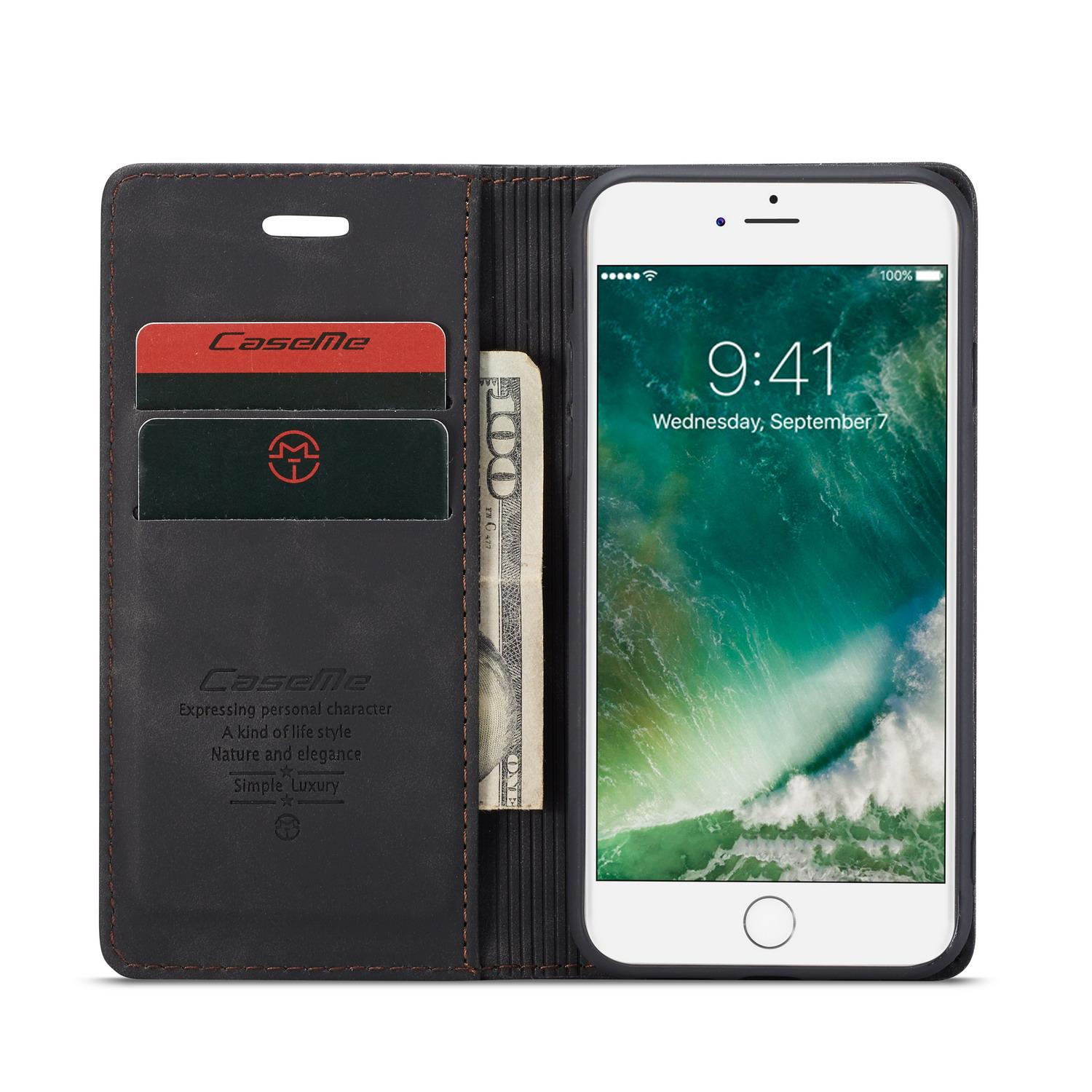 Slim Lommebokveske iPhone SE (2020) svart