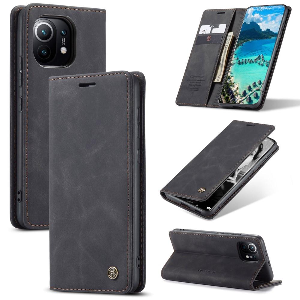 Slim Lommebokveske Xiaomi Mi 11 Svart