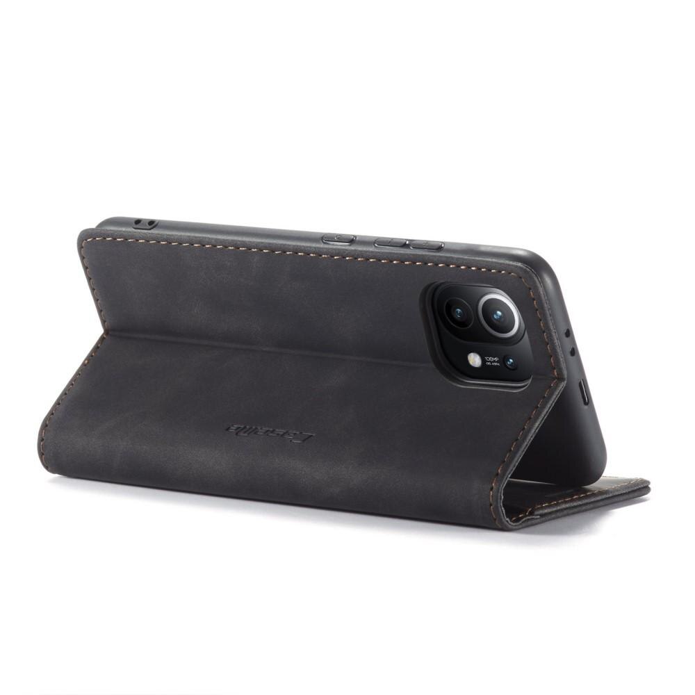 Slim Lommebokveske Xiaomi Mi 11 Svart