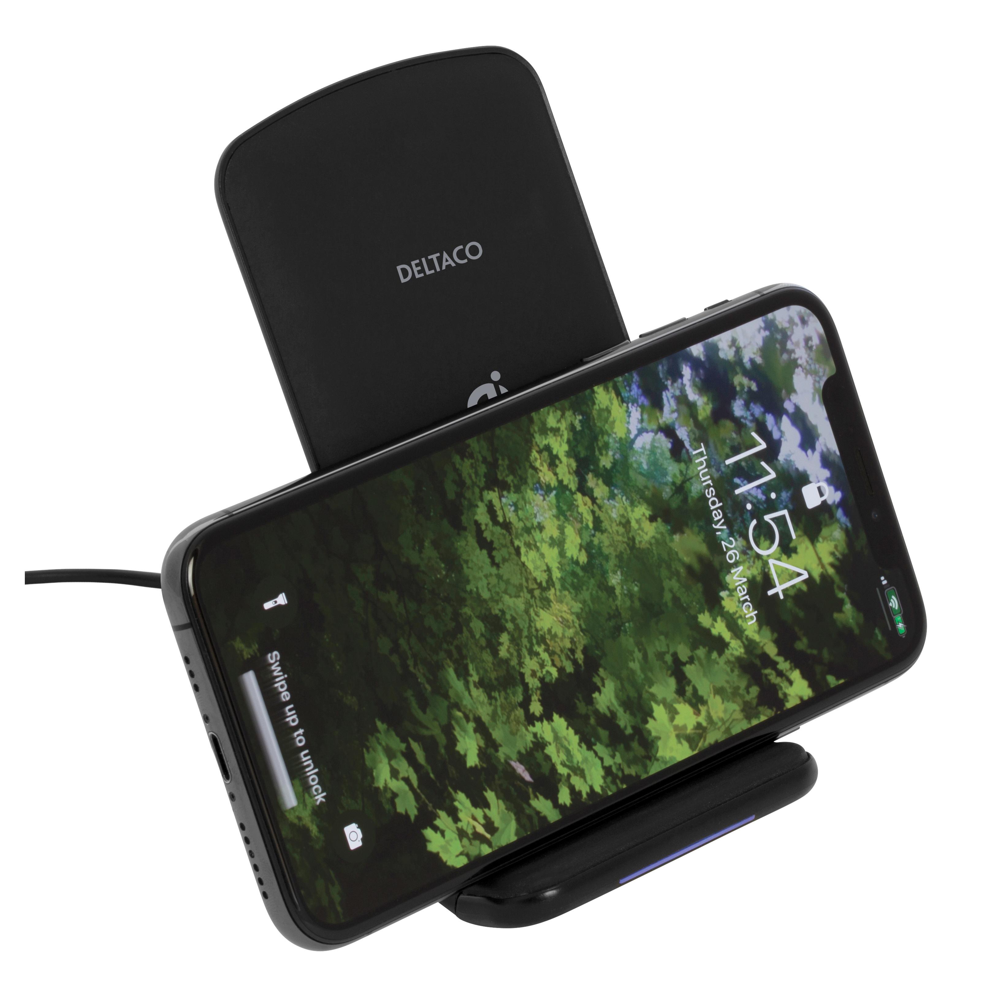 10W Wireless Qi Charging Stand Black