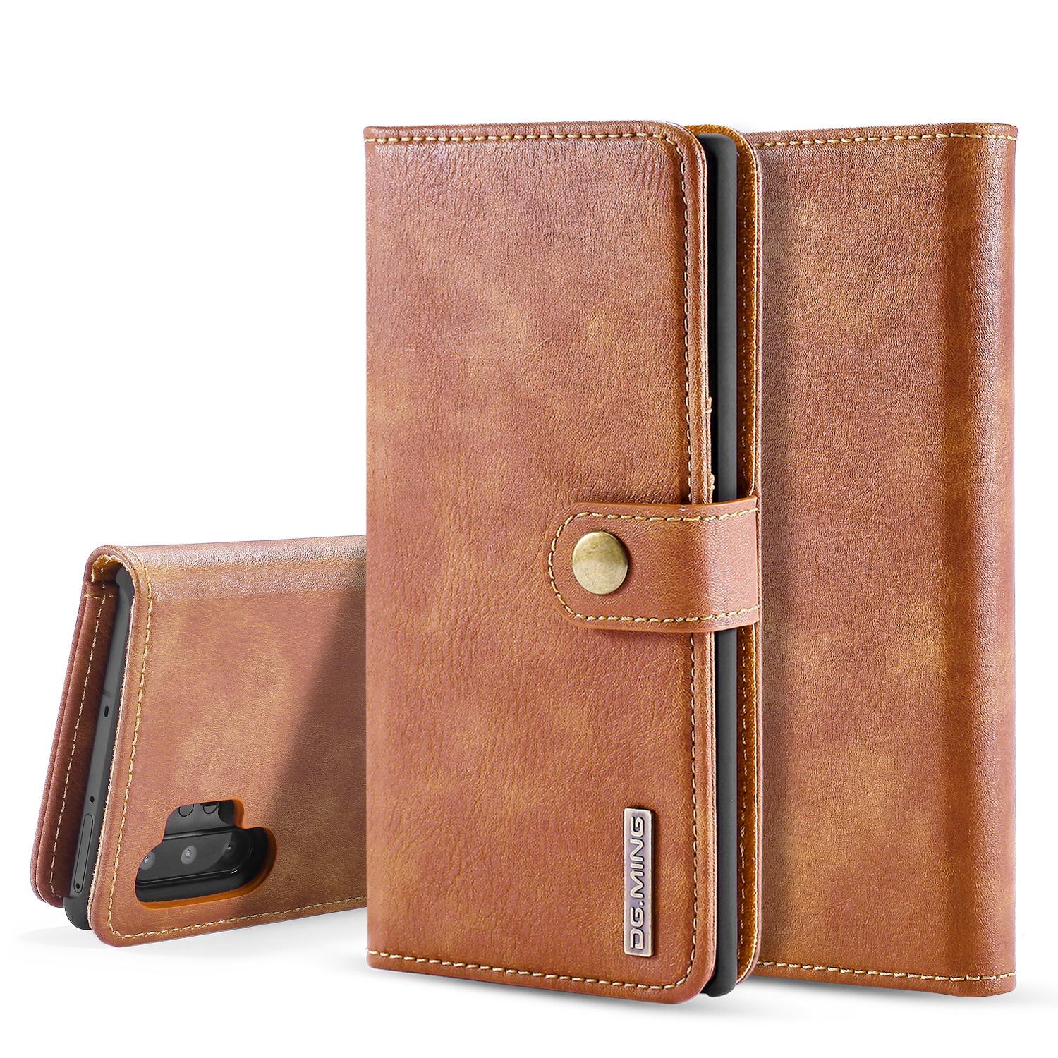 Magnet Wallet Samsung Galaxy Note 10 Plus Brun