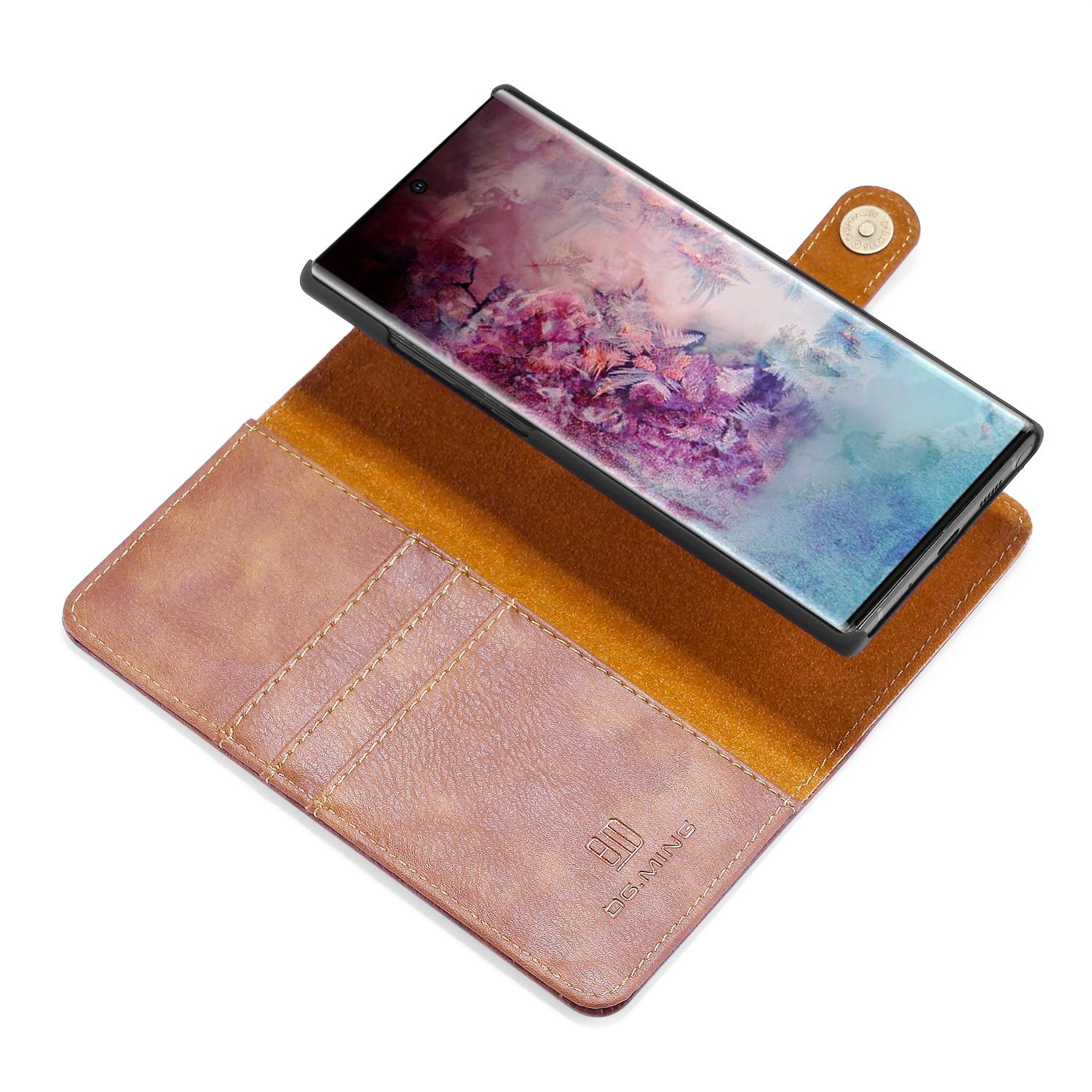 Magnet Wallet Samsung Galaxy Note 10 Plus Brun