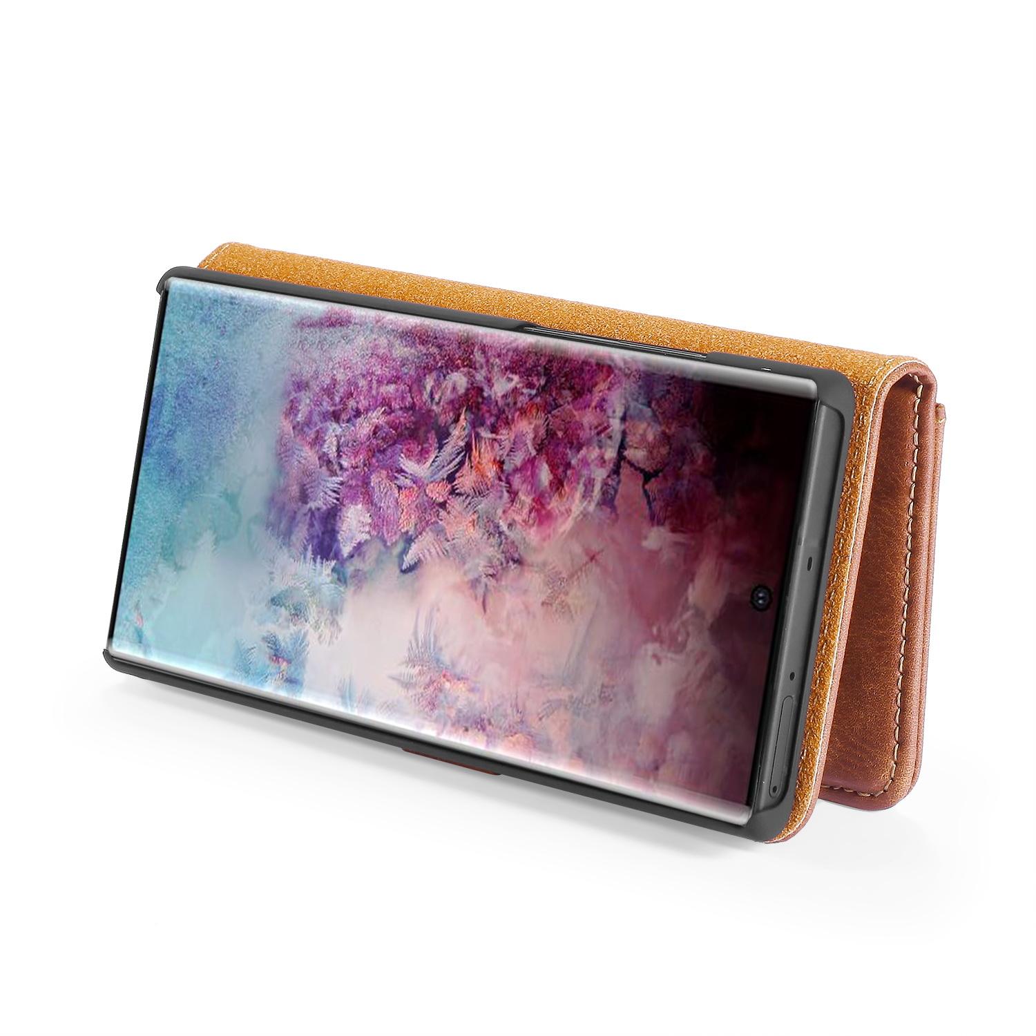 Magnet Wallet Samsung Galaxy Note 10 Plus Brun