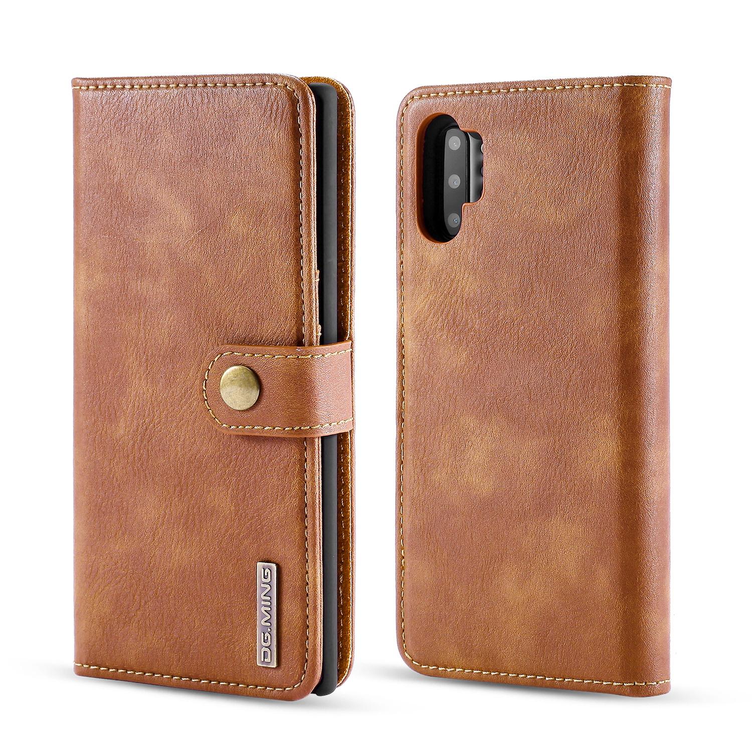 Magnet Wallet Samsung Galaxy Note 10 Plus Brun