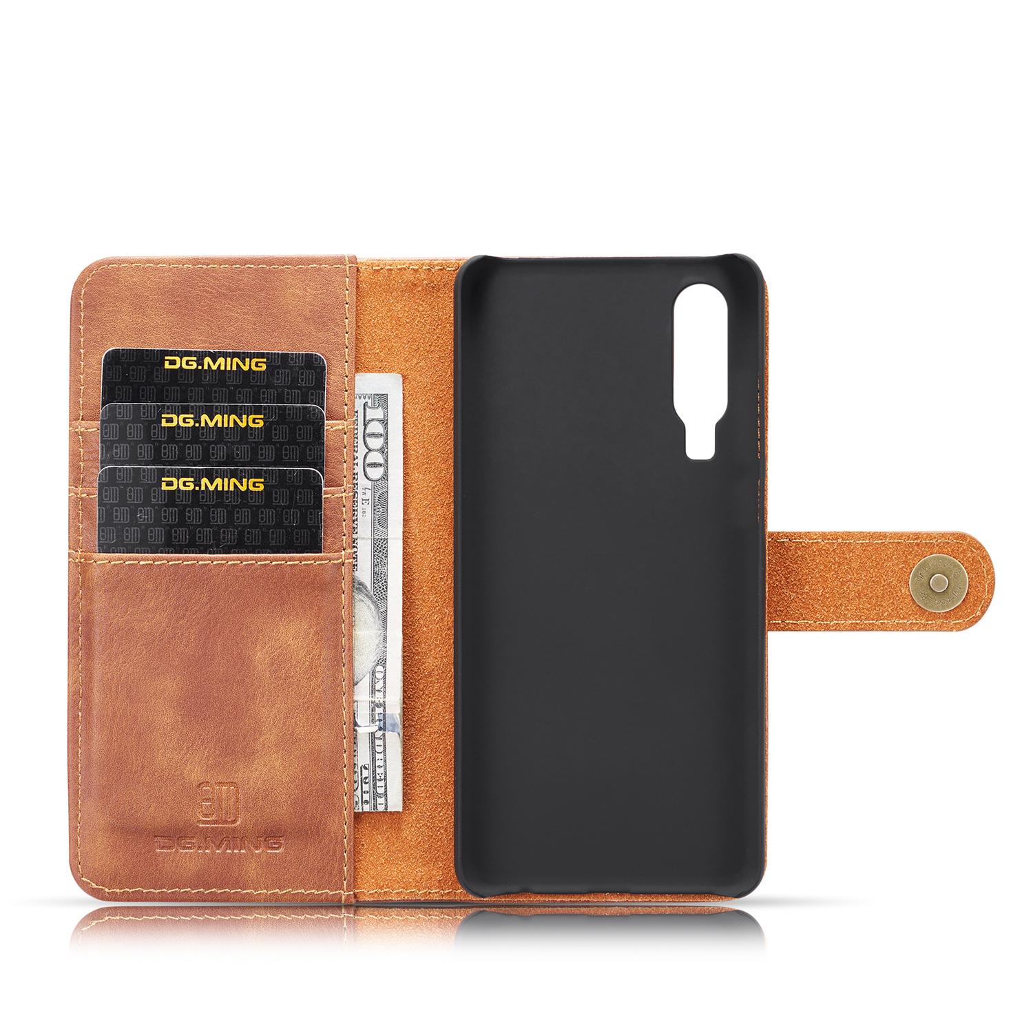 Magnet Wallet Huawei P30 Cognac