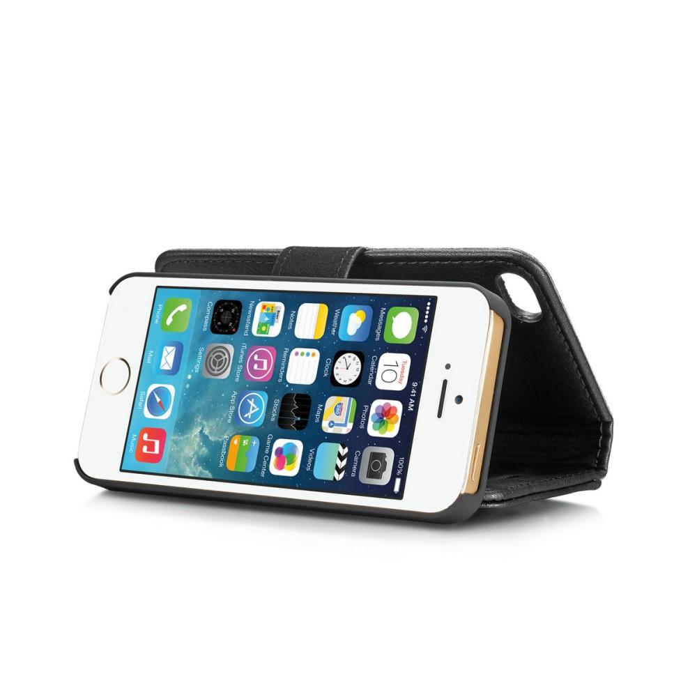 Magnet Wallet iPhone 5/5S/SE Black