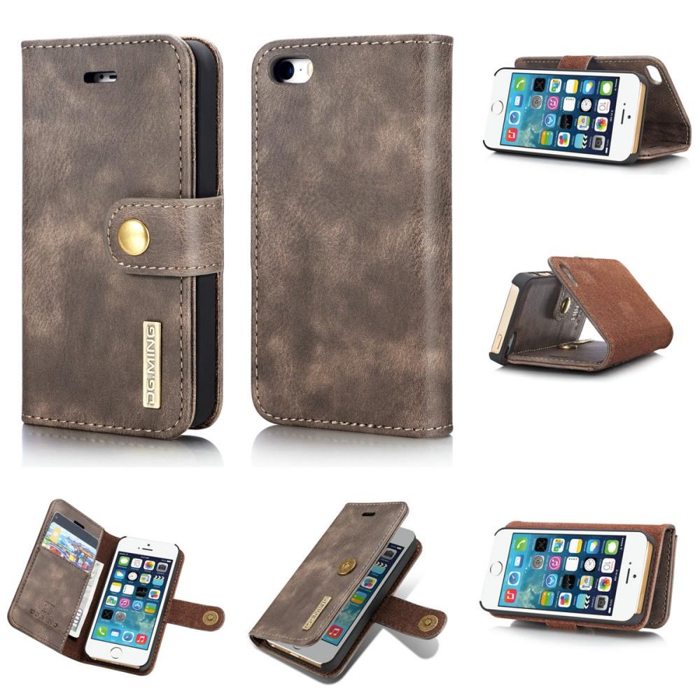 Magnet Wallet Apple iPhone 5/5S/SE Brun