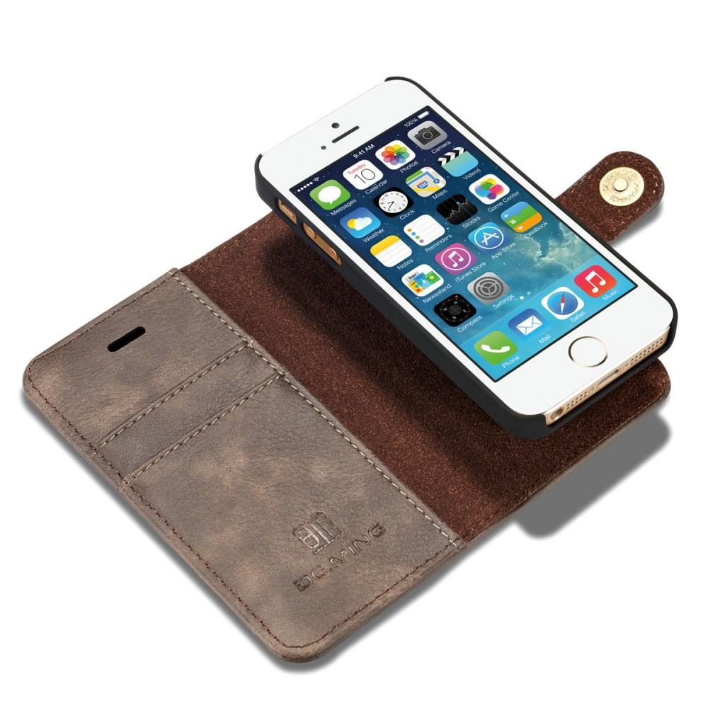Magnet Wallet Apple iPhone 5/5S/SE Brun