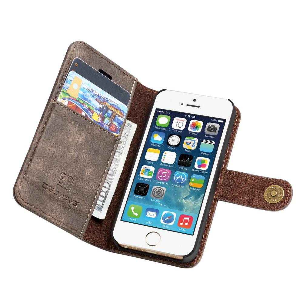 Magnet Wallet Apple iPhone 5/5S/SE Brun