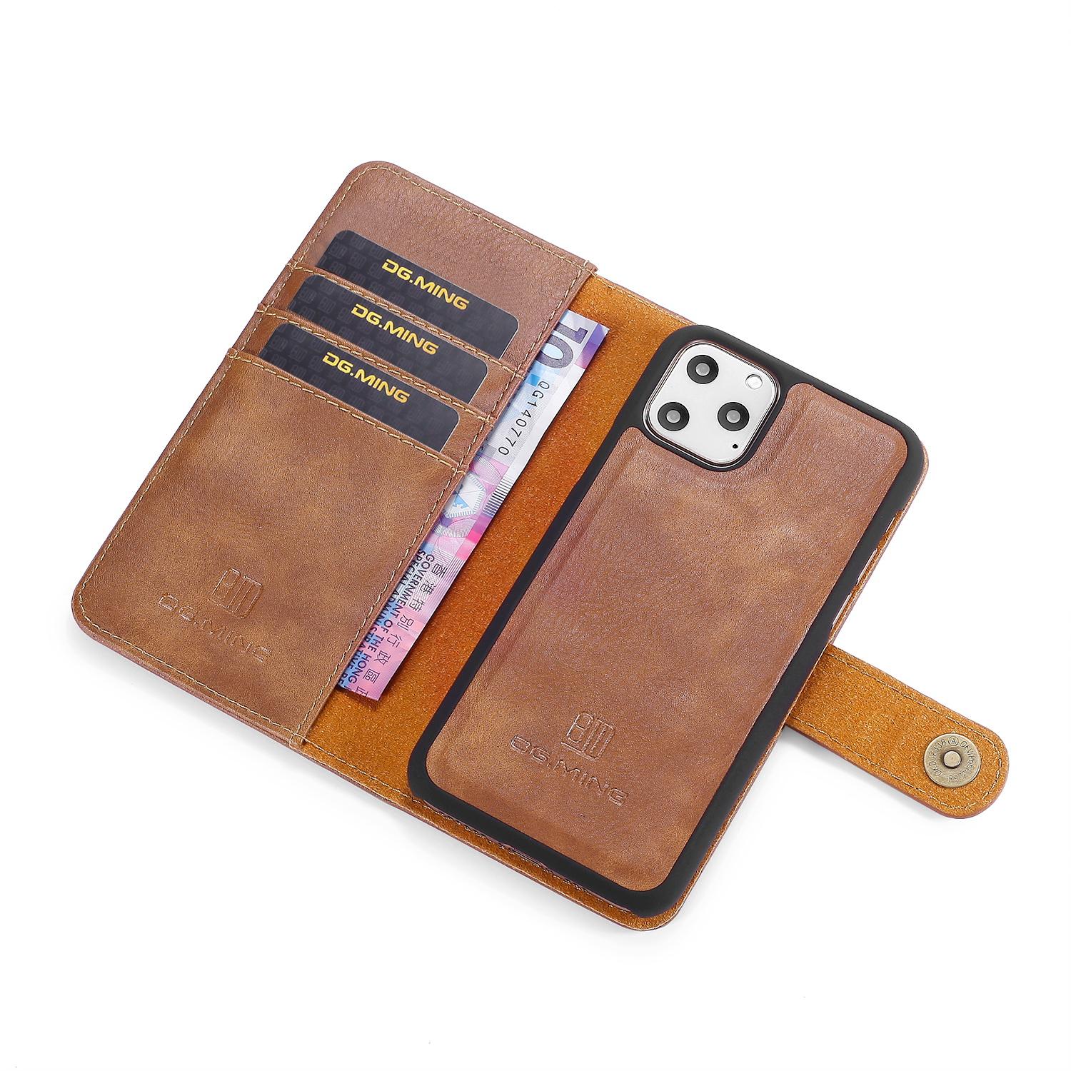 Magnet Wallet iPhone 11 Pro Max Cognac