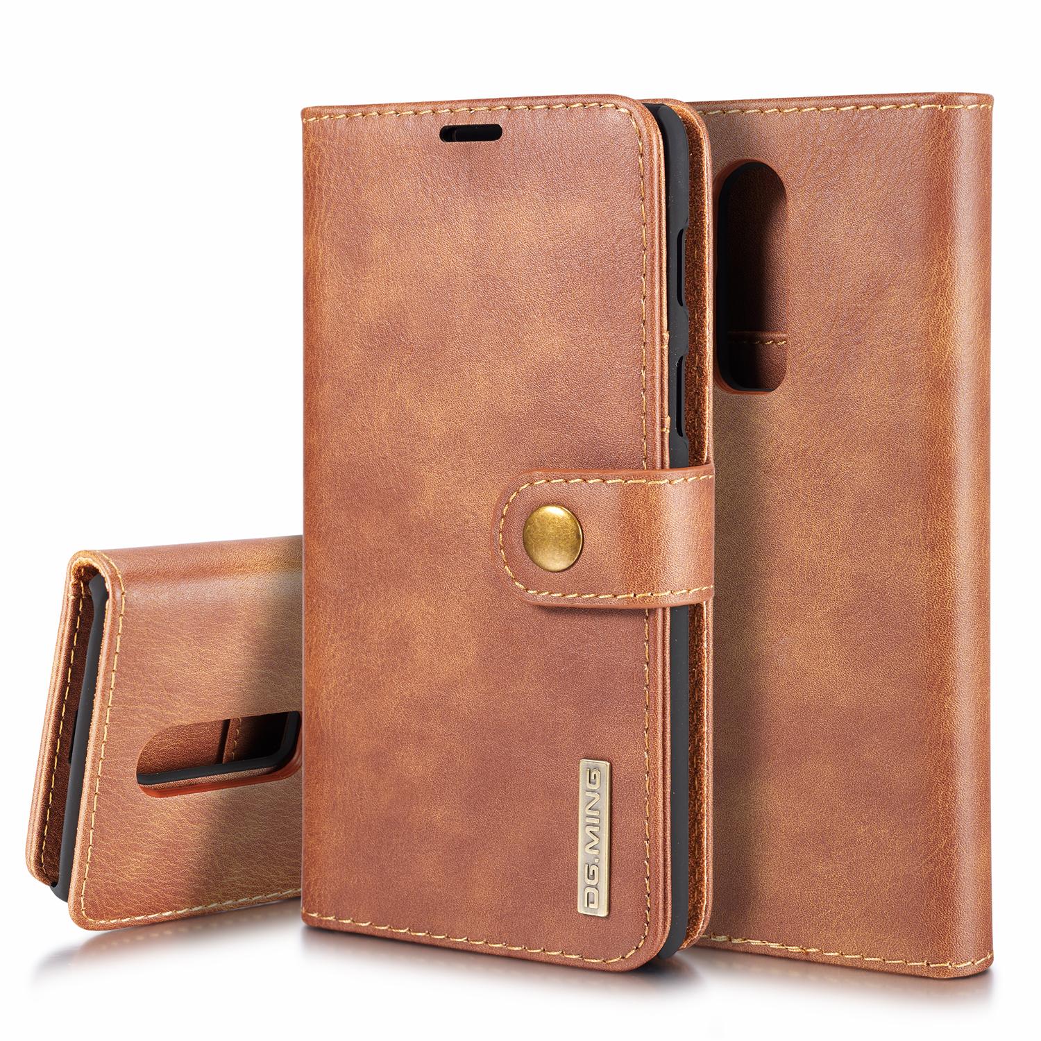 Magnet Wallet OnePlus 6 Cognac