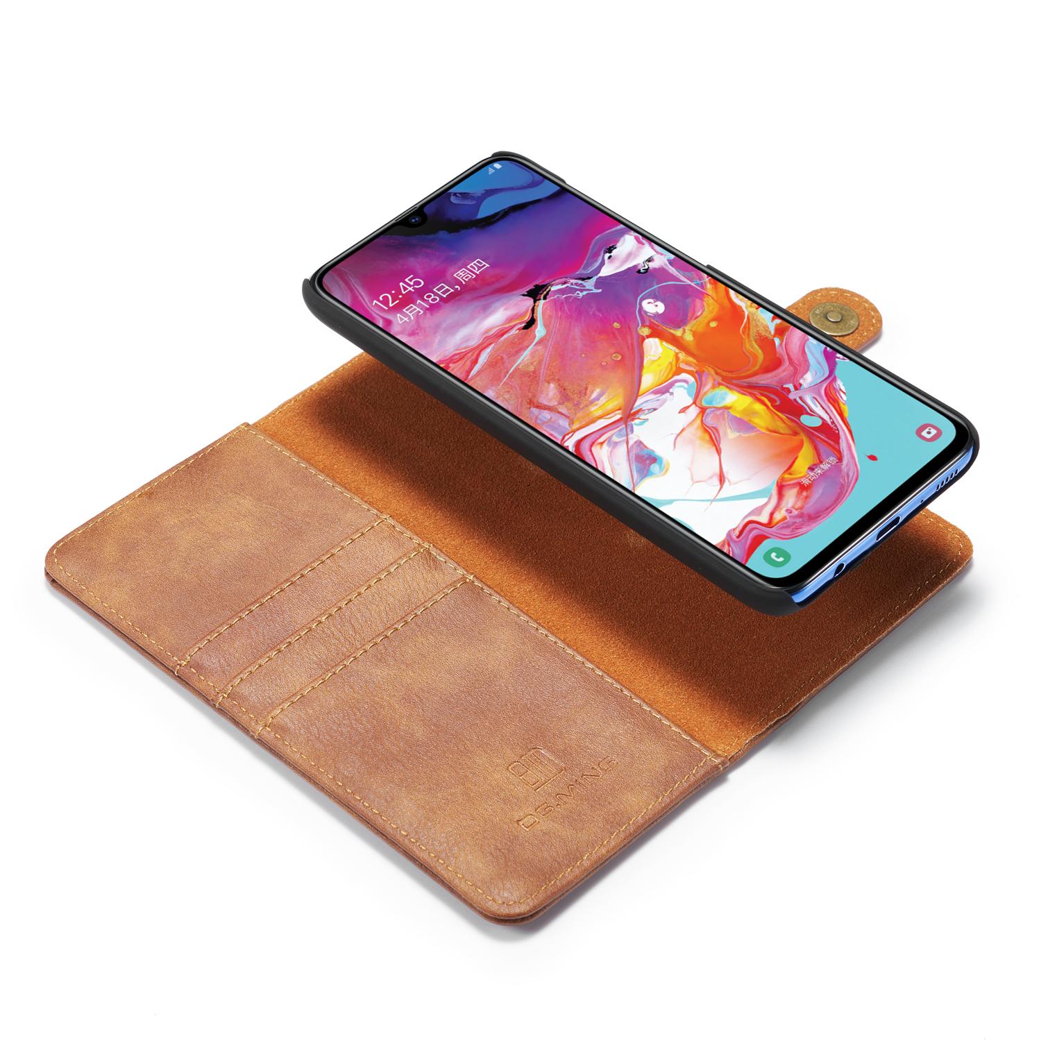 Magnet Wallet Samsung Galaxy A70 Cognac