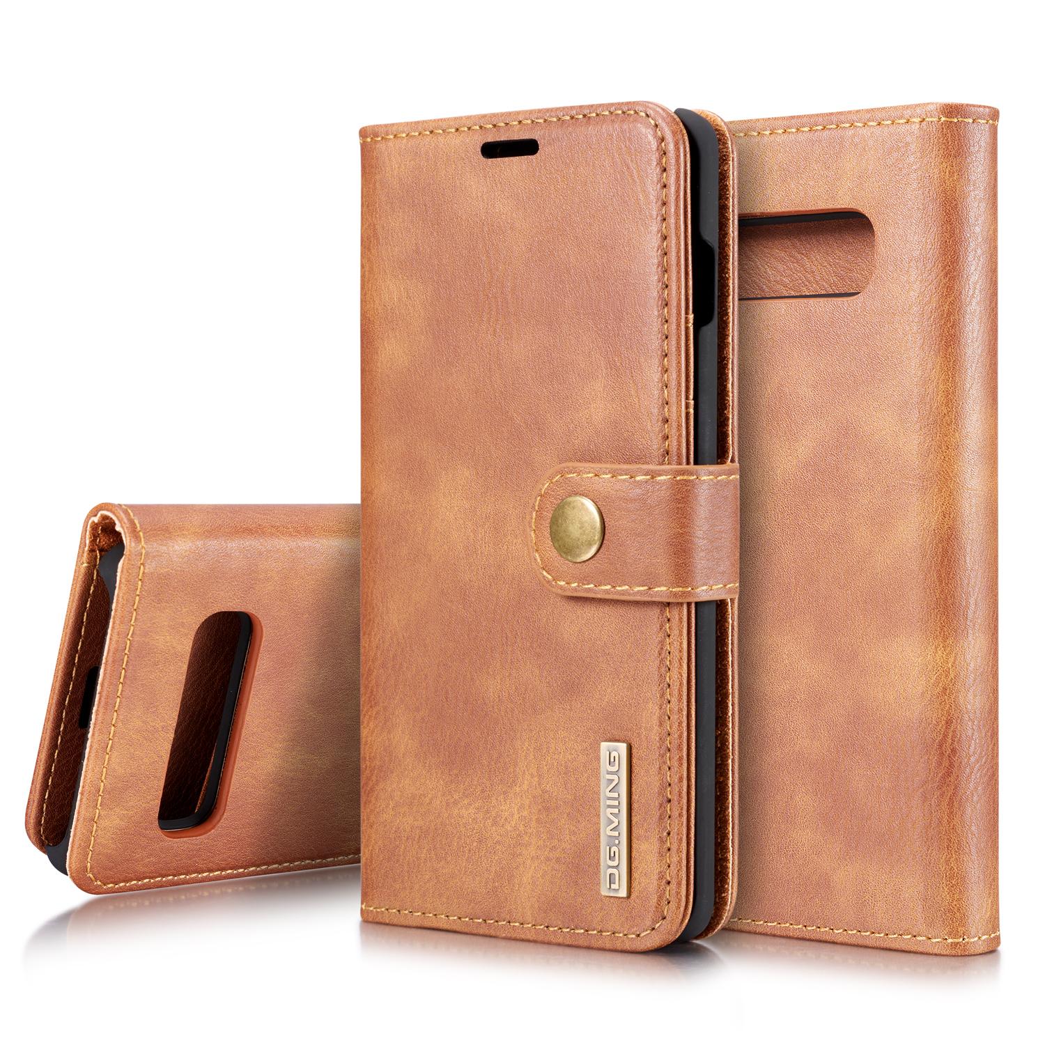 Magnet Wallet Samsung Galaxy S10 Cognac