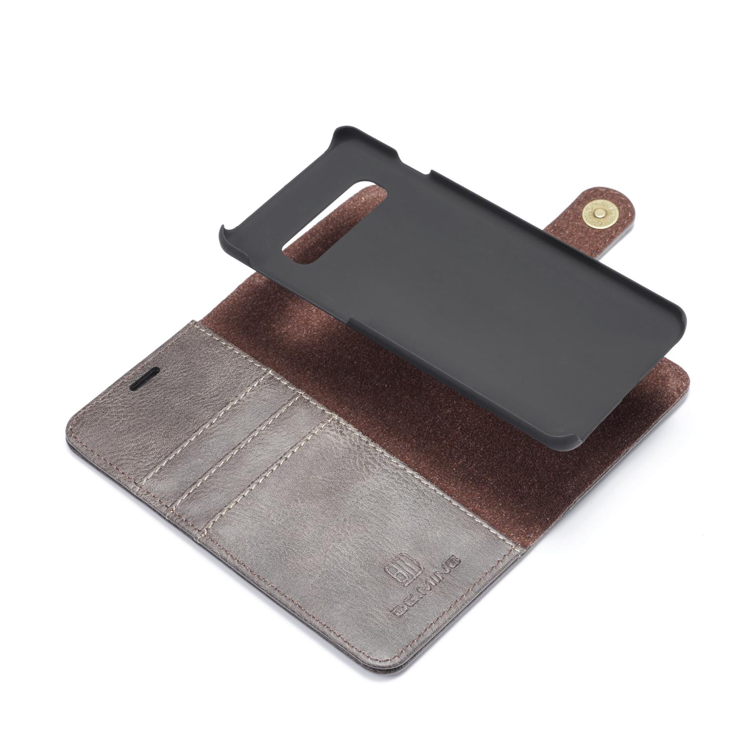 Magnet Wallet Samsung Galaxy S10 Plus Brun