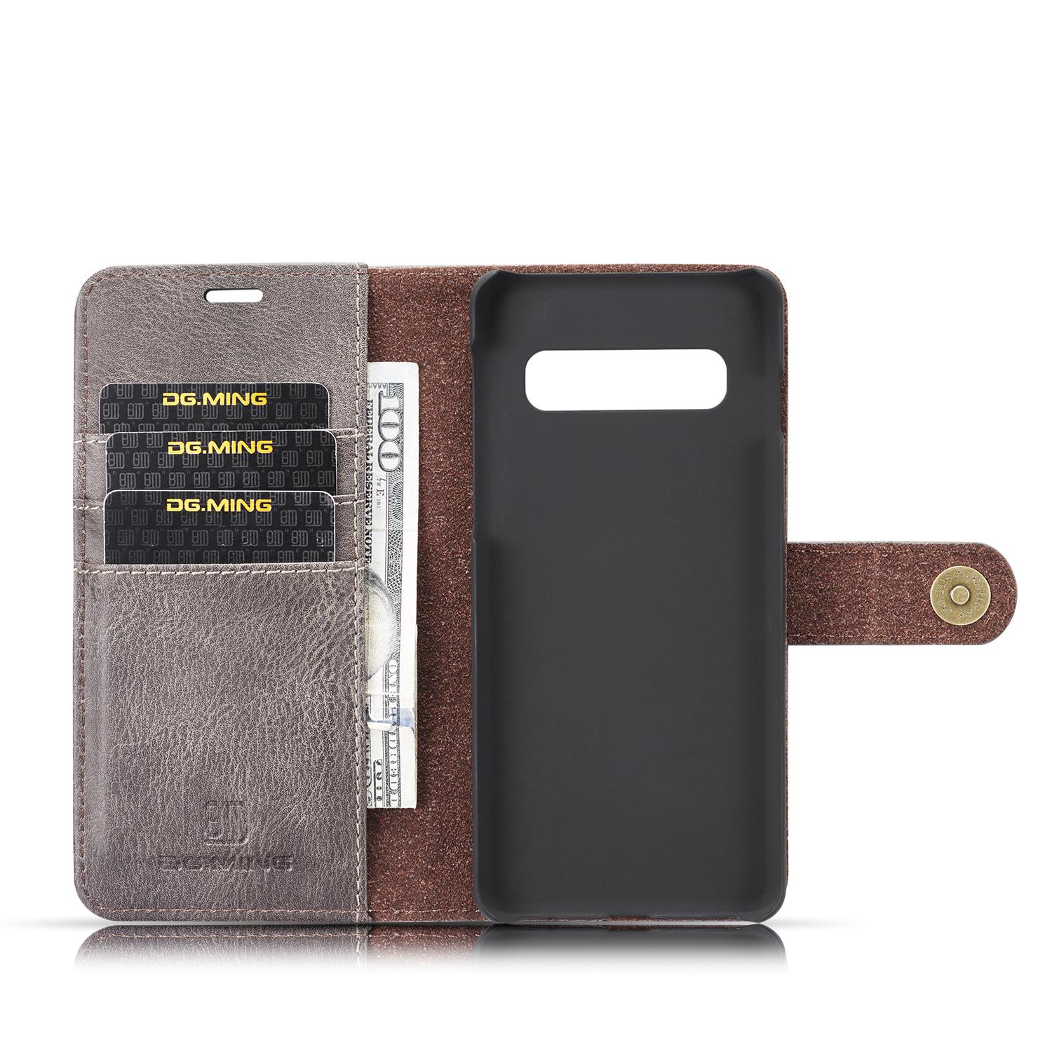 Magnet Wallet Samsung Galaxy S10 Plus Brun