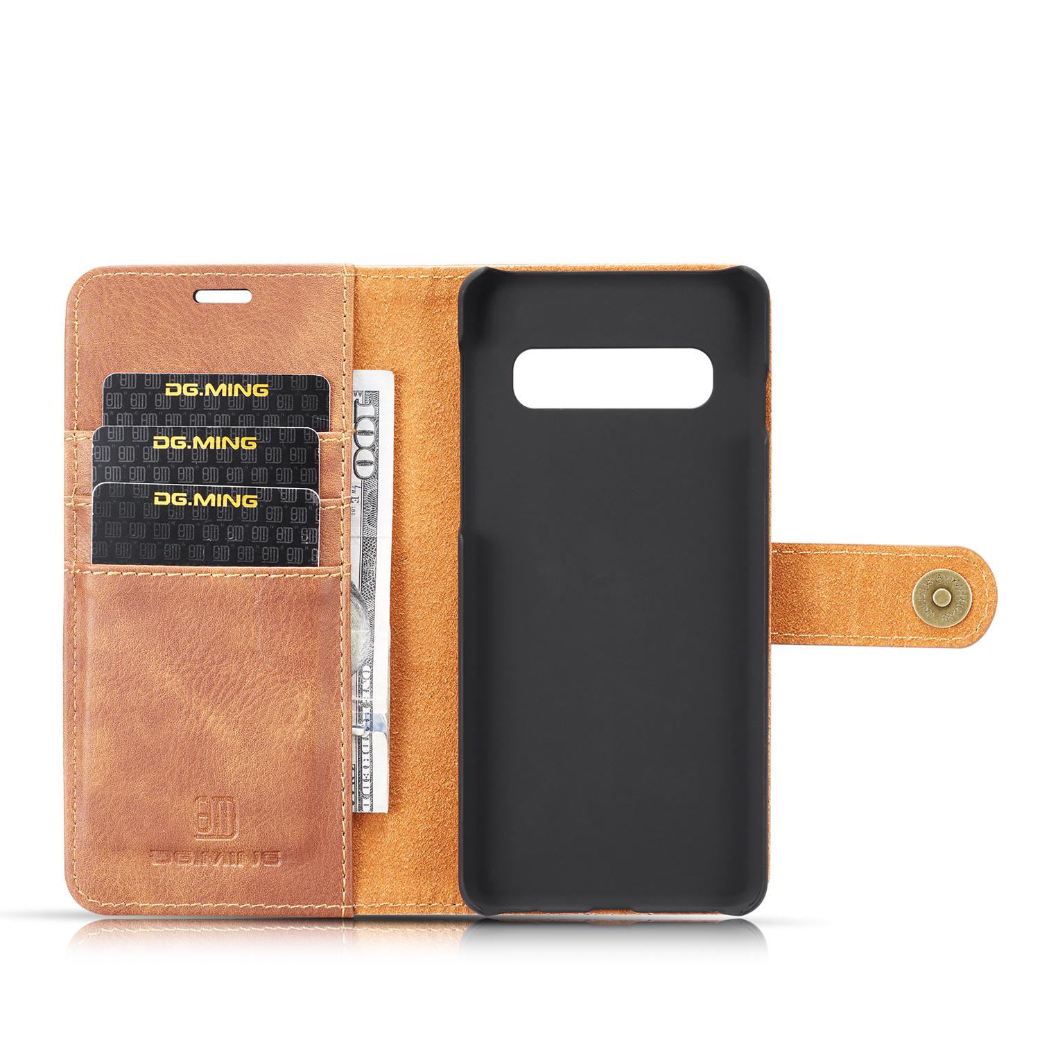 Magnet Wallet Samsung Galaxy S10 Plus Cognac