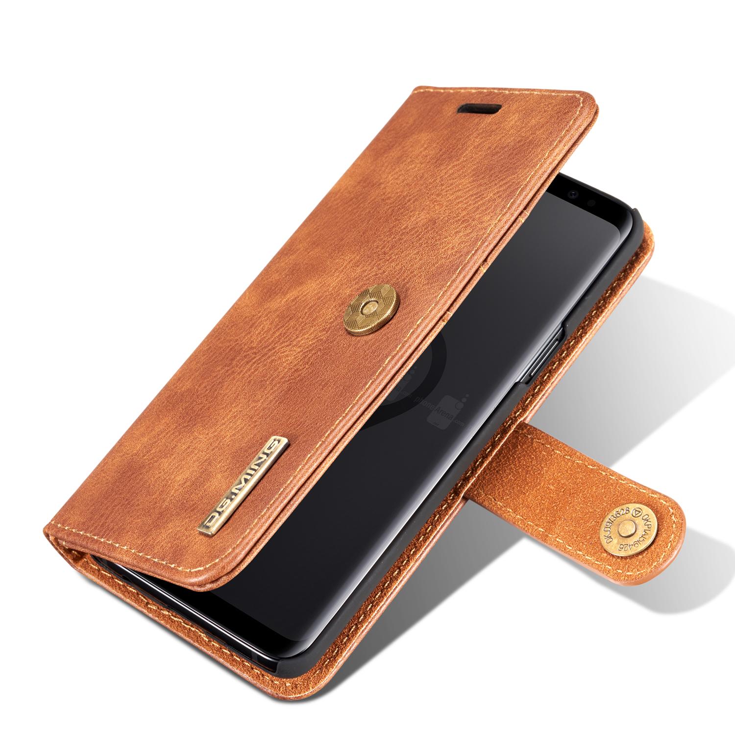 Magnet Wallet Samsung Galaxy S9 Cognac